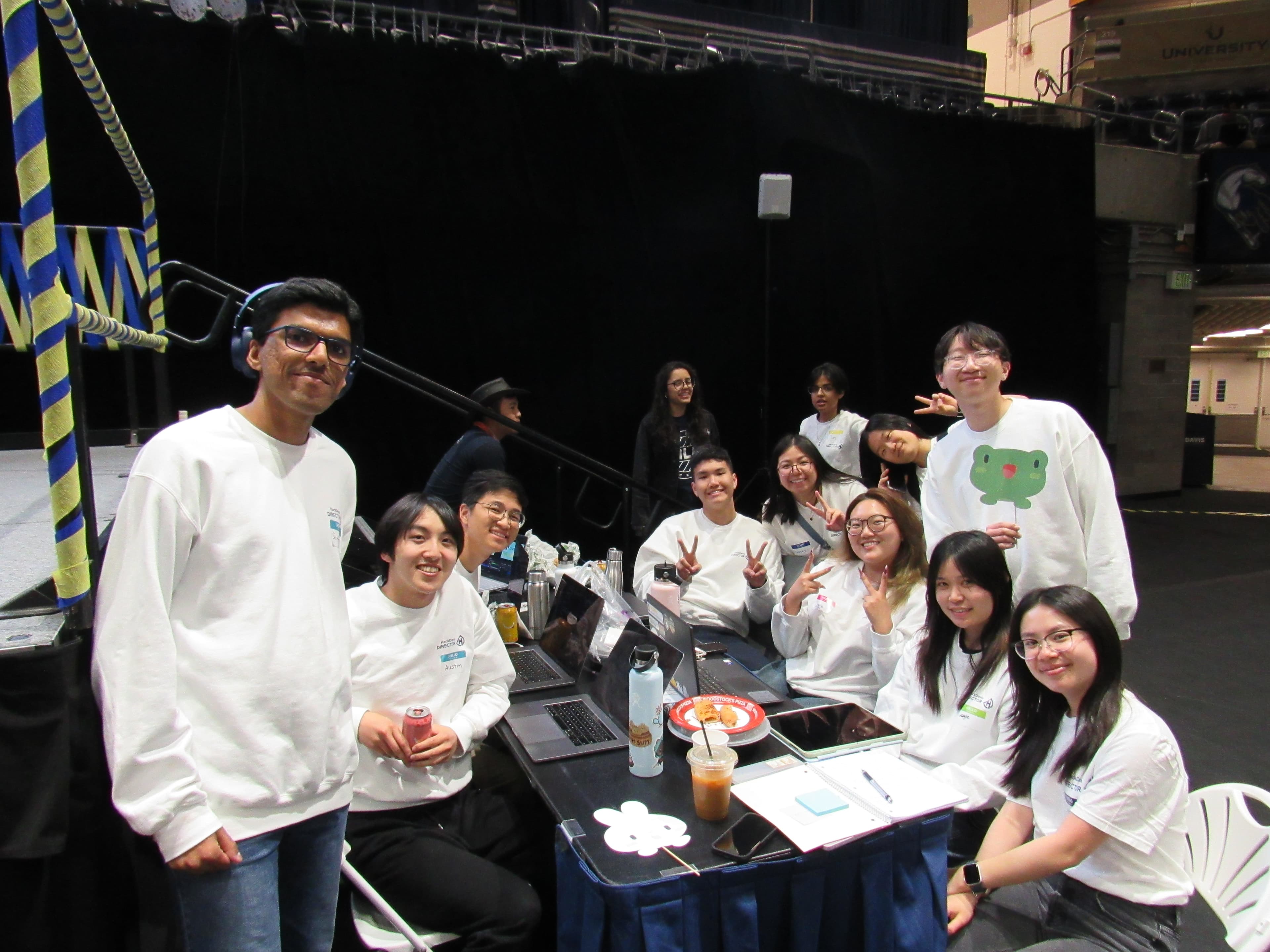 hackdavis directors smiling for a photo